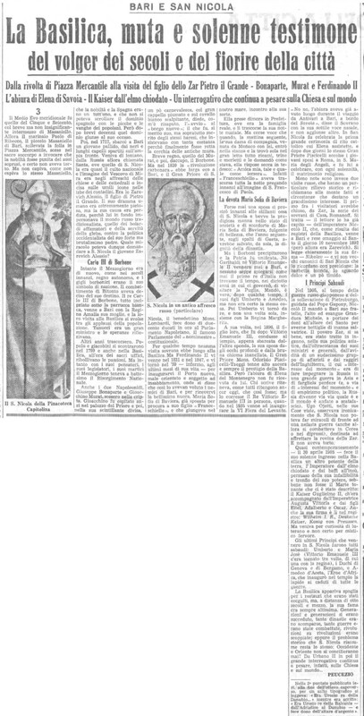 Viterbo Michele (1951) La Basilica, muta e solenne testimone del volger dei secoli e del fiorire della città (La Gazzetta del Mezzogiorno, 10 maggio 1951, p. 3).jpg