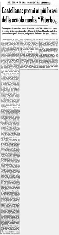 (1966), Castellana, premi ai più bravi della scuola media Viterbo (La Gazzetta del Mezzogiorno, 23 aprile 1966, p. 15).jpg