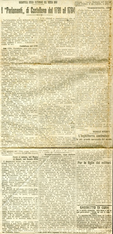 Michele Viterbo (1912) I Parlamenti di Castellana dal 1781 al 1784 (Corriere delle Puglie - 8 settembre 1912, p. 3).jpg
