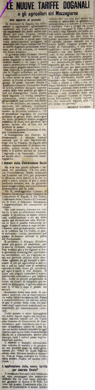 MV (1919), Le nuove tariffe doganali e gli agricoltori del Mezzogiorno (Giornale delle Puglie, 8 dicembre 1919).JPG