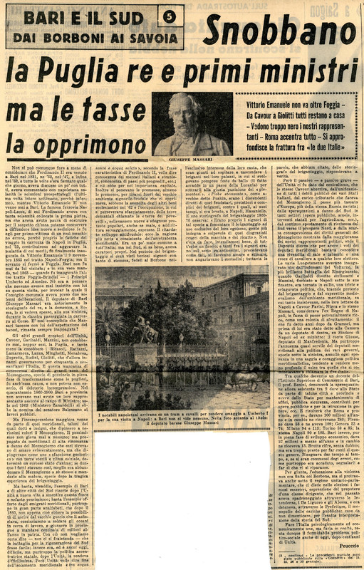 Peucezio (1964) - Snobbano la Puglia re e primi ministri ma le tasse la opprimono (La Gazzetta del Mezzogiorno - 2 febbraio 1964).jpg