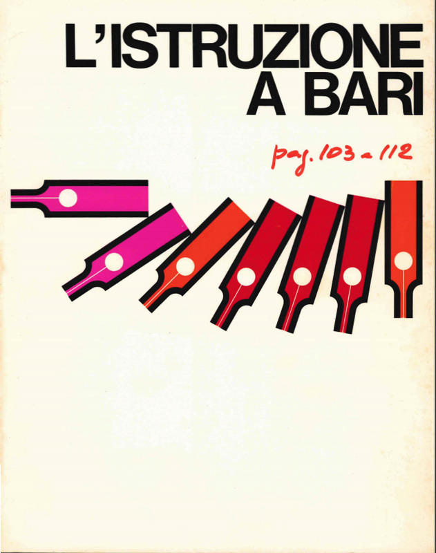 Comune di Bari (a cura di), L'istruzione a Bari, Bari-Roma, Arti grafiche Favia, 1968_1.png