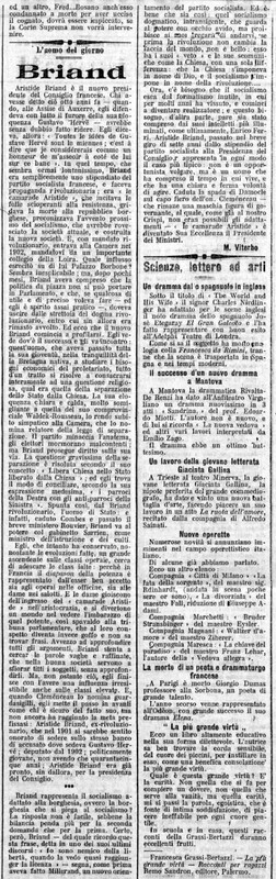 MV (1909), Briand, l'uomo del giorno (Corriere delle Puglie, 27 luglio 1909, p. 2).jpg