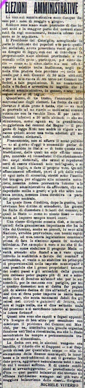 MV (1920) Elezioni amministrative (Giornale delle Puglie, 22 aprile 1920).JPG