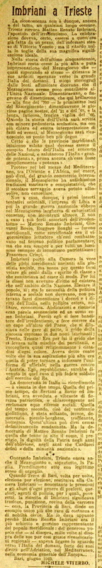 MV (1923), Imbriani a Trieste, Il Giornale d'Italia, 28 giugno 1923, p. 4.JPG
