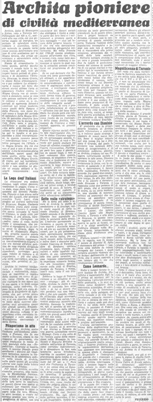 Viterbo Michele (1950) Archita pioniere di civiltà mediterranea (La Gazzetta del Mezzogiorno, 12 novembre 1950, p. 3).jpg