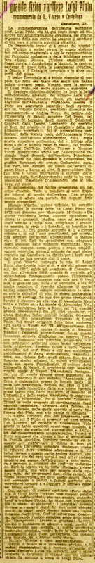 (1920), Il grande fisico pugliese Luigi Pinto commemorato da U. Viterbo a Castellana, Il tempo, 02 luglio 1920, p. 2.JPG
