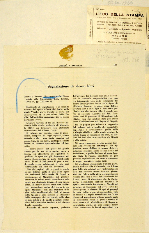 Rodella Annamaria (1966) Da Masaniello alla Carboneria, segnalazioni di alcuni libri (parte 1).JPG