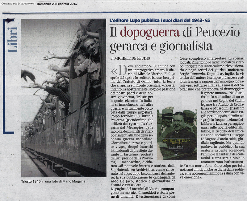 De Feudis (2014) Il dopoguerra di Peucezio gerarca e giornalista.jpg