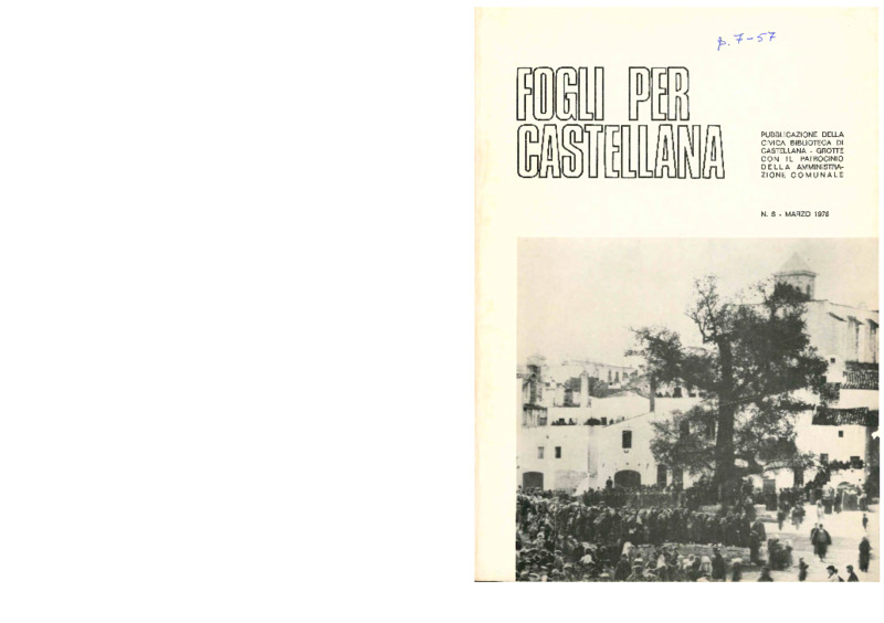 VM (1976) Notarelle castellanesi - parte seconda (Fogli per Castellana, n. 6, marzo 1976, p. 7-57) web.pdf