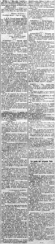 MV (1907), Il manifesto del commissario prefettizio per la riapplicazione del dazio sul vino - Riunione privata del cons. comunale - Echi della festa - Furto (Corriere delle Puglie, 3 maggio 1907, p. 2).jpg