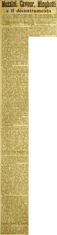 (1919) Mazzini, Cavour, Minghetti e il decentramento (Il giornale del popolo, 6 giugno 1919, p. 2).JPG