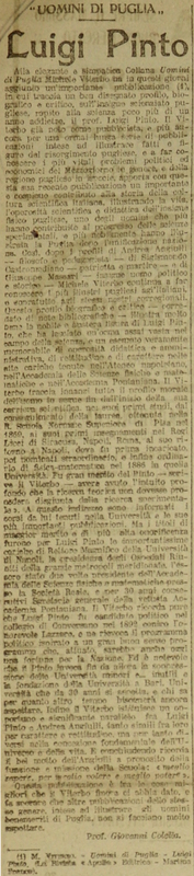 Colella Giovanni (1921), Luigi Pinto, uomini di Puglia.JPG