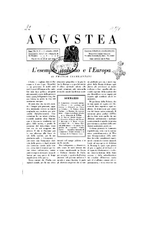 MV (1931), L´estate fascista (Augustea, a. 7., n. 17, 15 settembre 1931, p. 517-518).pdf
