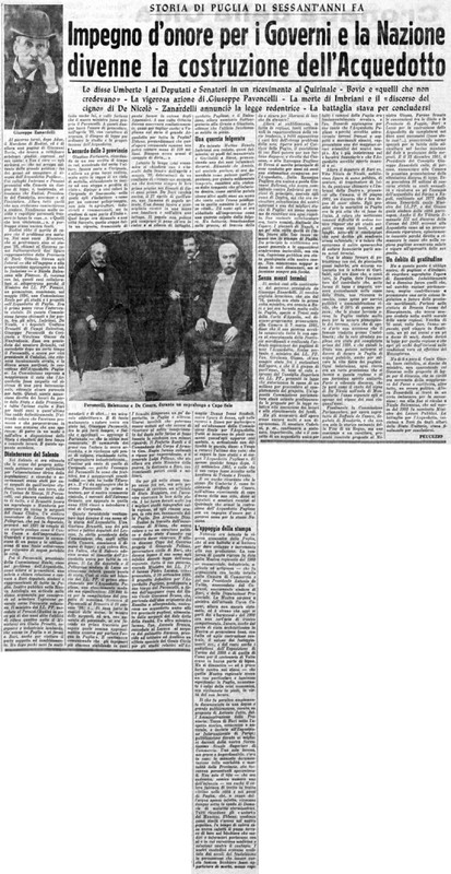 Viterbo Michele (1951) Impegno d'onore per i Governi e la Nazione divenne la costruzione dell'acquedotto (La Gazzetta del Mezzogiorno, 6 marzo 1951, p. 3).jpg