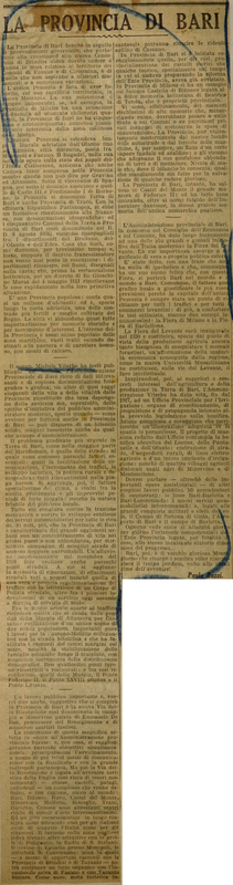 Buzzi Paolo (1929), La provincia di Bari, L'Ambrosiano (Milano), 26 dicembre 1929.JPG