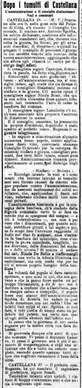 MV (1907), Dopo i tumulti di Castellana (Corriere delle Puglie, 21 aprile 1907, p. 1).jpg