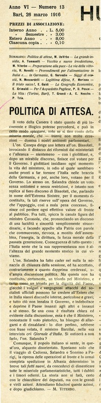 Michele Viterbo (1916) - Politica di attesa (Humanitas - 26 marzo 1916, p. 97).jpg