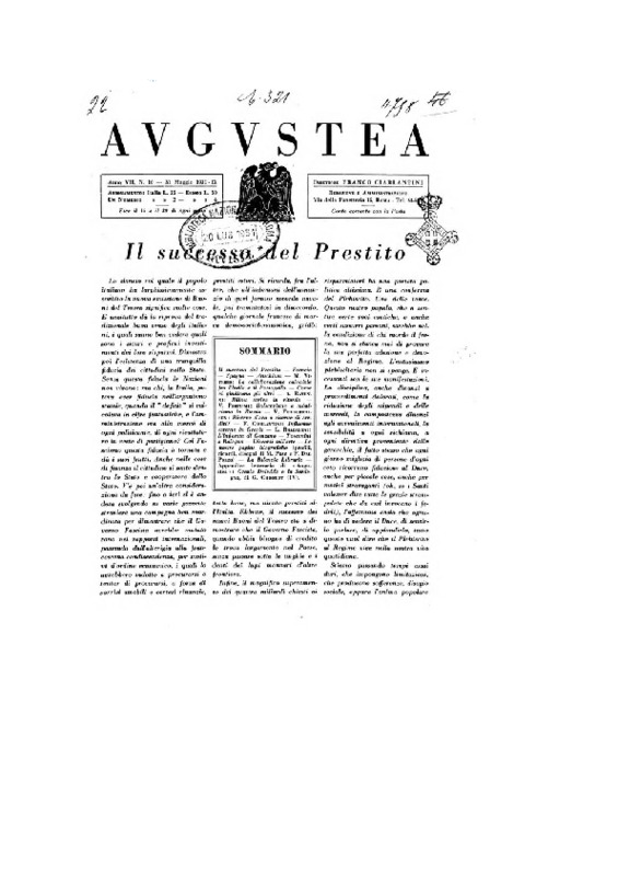 MV (1931), La collaborazione coloniale fra Italia e Portogallo (Augustea, a. 7., n. 10, 31 maggio 1931, p. 291-292).pdf