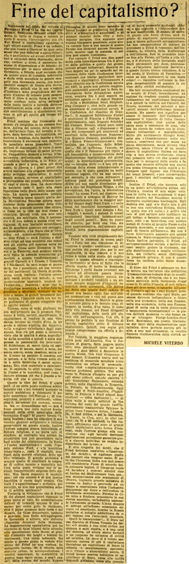 MV (1932), Fine del capitalismo?, La Gazzetta del Mezzogiorno, 27 ottobre 1932, p. 4.JPG