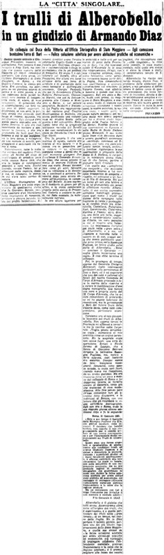 Viterbo Michele (1953) I trulli di Alberobello in un giudizio di Armando Diaz (La Gazzetta del Mezzogiorno, 11 aprile 1953, p. 3).jpg