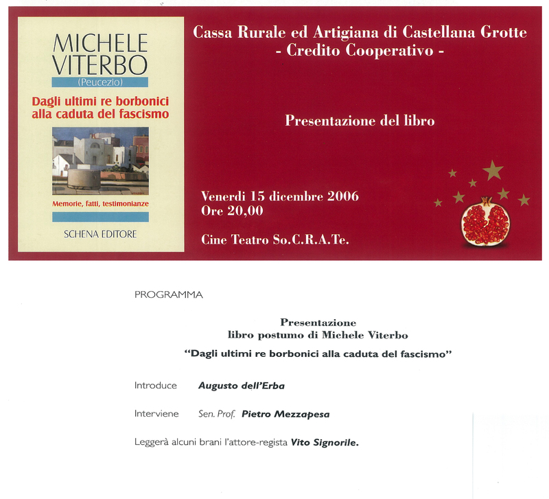 (2006) Invito per la presentazione del libro Michele Viterbo.jpg
