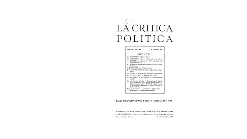 MV (1923), Il Mezzogiorno e l'accentramento statale (La critica politica, a. 3., fasc. 8-9, 25 settembre 1923, p. 386-390).pdf