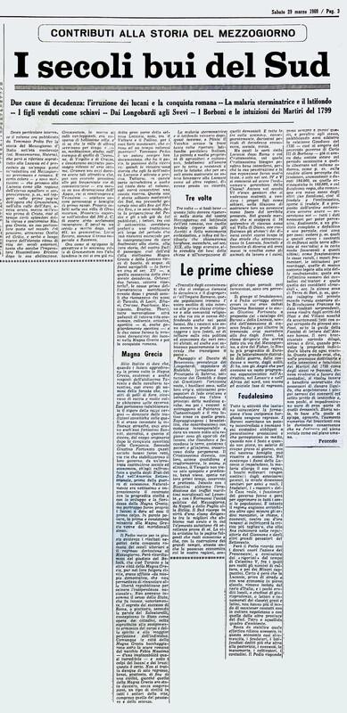 VM (1969), I secoli bui del Sud (La Gazzetta del Mezzogiorno, 29 marzo 1969, p. 5).jpg