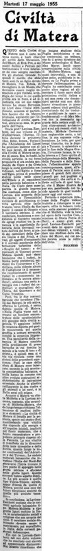 VM(1955) Civiltà di Matera (La Gazzetta del Mezzogiorno, 17 maggio 1955, p. 3).jpg