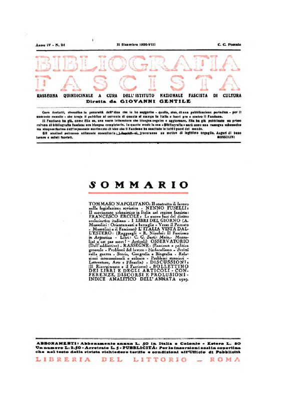 G. Modugno, L'amministrazione provinciale di Bari dal settembre 1927 all'aprile 1929 (Bibliografia fascista, 15 dicembre 1929, p. 45-46).pdf