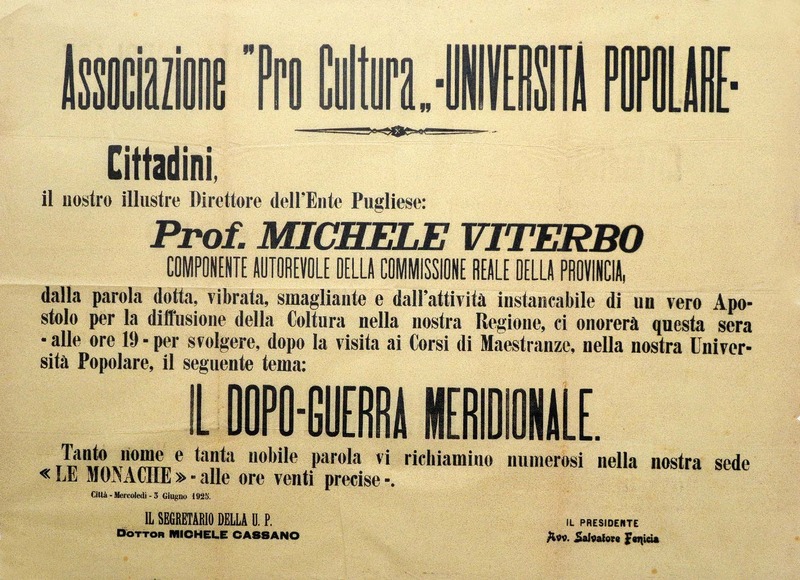 (1925) Manifesto della conferenza Il dopo-guerra meridionale.jpg