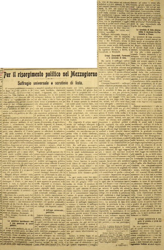 MV (1917) Per il risorgimento politico nel Mezzogiorno, Suffragio universale e Scrutinio di lista (L'Oriente - Bari, 14 ottobre 1917, p. 1).JPG