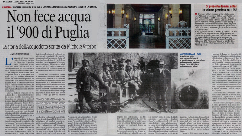 Leuzzi Vito Antonio (2010) Non fece acqua il '900 di Puglia.jpg