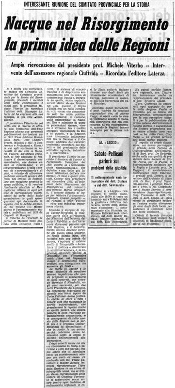 (1971), Nacque nel Risorgimento la prima idea delle Regioni (La Gazzetta del Mezzogiorno, 25 febbraio 1971, p. 5).jpg