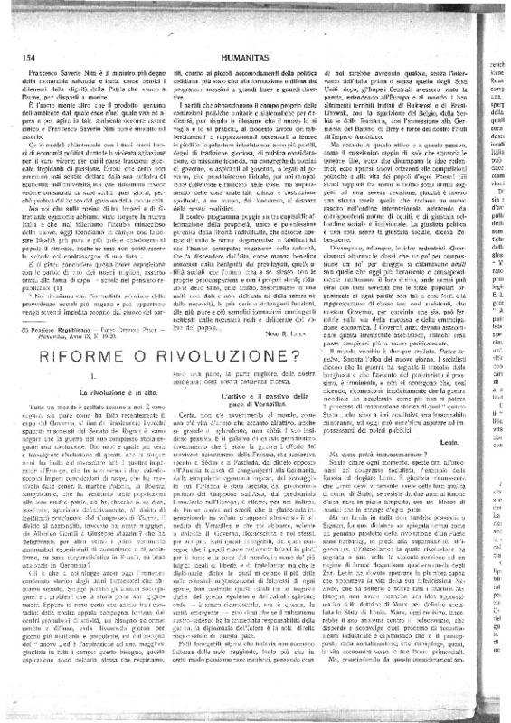 VM(1919), Riforme o rivoluzione (1) La rivoluzione in atto (Humanitas, 28 settembre - 5 ottobre 1919, p. 154-156).pdf