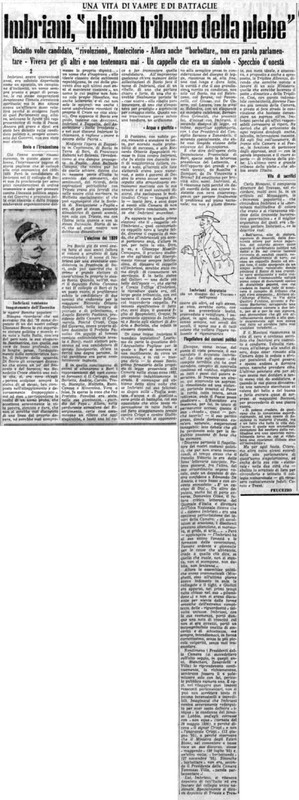 Viterbo Michele (1952) Imbriani, ultimo tribuno della plebe (La Gazzetta del Mezzogiorno, 2 febbraio 1952, p. 3).jpg