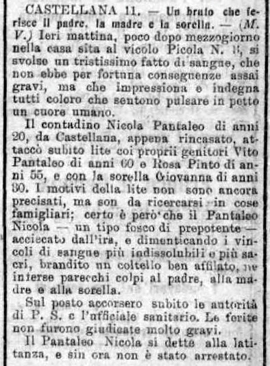 MV (1908), Un bruto che ferisce il padre, la madre e la sorella (Corriere delle Puglie, 12 febbraio 1908, p. 2).jpg