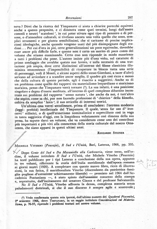 Facco De Lagarda U. (1967) Recensione all'opera Gente del Sud. Il Sud e l'Unità (Nuova rivista storica, 1967)_Pagina_2.jpg