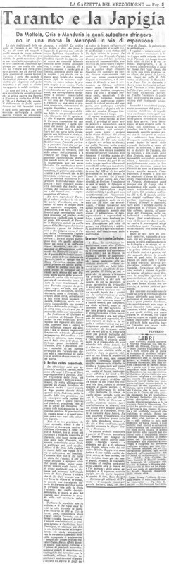 Viterbo Michele (1950) Taranto e la Japigia (La Gazzetta del Mezzogiorno, 21 ottobre 1950, p. 3).jpg