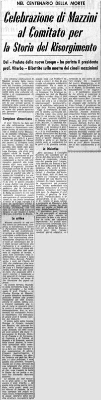 (1972), Celebrazione di Mazzini al Comitato per la Storia del Risorgimento (La Gazzetta del Mezzogiorno, 11 marzo 1972, p. 5).jpg