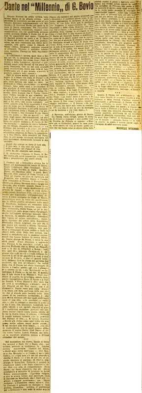 MV (1921), Dante nel %22Millennio%22 di G. Bovio, Corriere delle Puglie, 18 settembre 1921.JPG