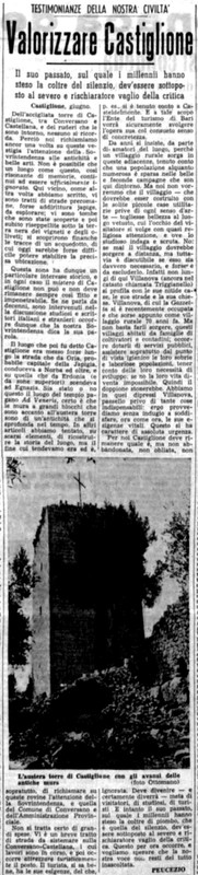 Viterbo Michele (1952) Valorizzare Castiglione (La Gazzetta del Mezzogiorno, 4 giugno 1952, p. 3).jpg