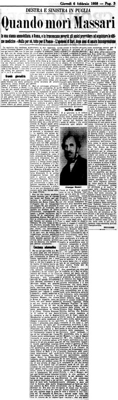VM(1958) Quando morì Massari (La Gazzetta del Mezzogiorno, 6 febbraio 1958, p. 3).jpg