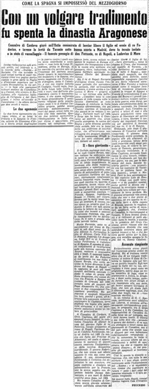 Viterbo Michele (1953) Con un volgare tradimento fu spenta la dinastia Aragonese (La Gazzetta del Mezzogiorno, 15 maggio 1953, p. 3).jpg