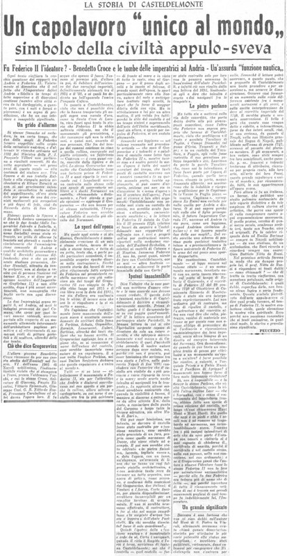 Viterbo Michele (1951) Un capolavoro unico al mondo simbolo della civiltà appulo-sveva (La Gazzetta del Mezzogiorno, 29 dicembre 1951, p. 3).jpg