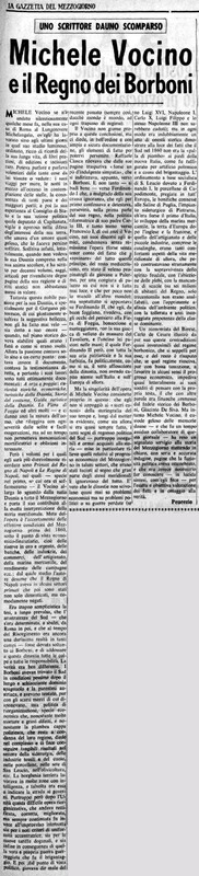 VM (1965), Michele Vocino e il Regno dei Borboni (La Gazzetta del Mezzogiorno, 21 settembre 1965, p. 3).jpg