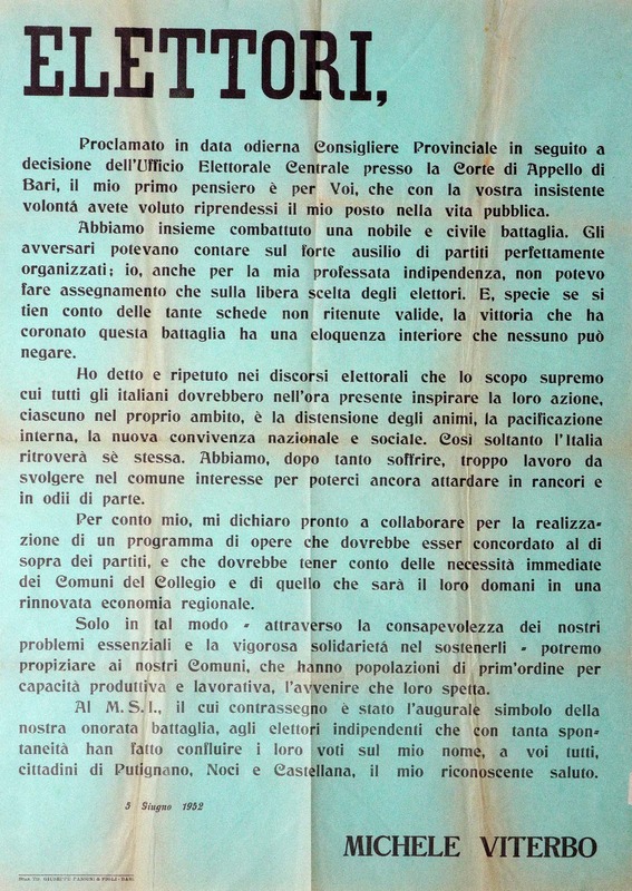 (1952) Manifesto di ringraziamento di Michele Viterbo ai propri elettori.jpg