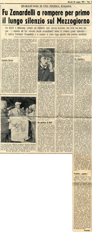 MV (1963) Fu Zanardelli a rompere per primo il lungo silenzio sul Mezzogiorno (Gazzetta del Mezzogiorno, 30 maggio 1963, p. 3).jpg