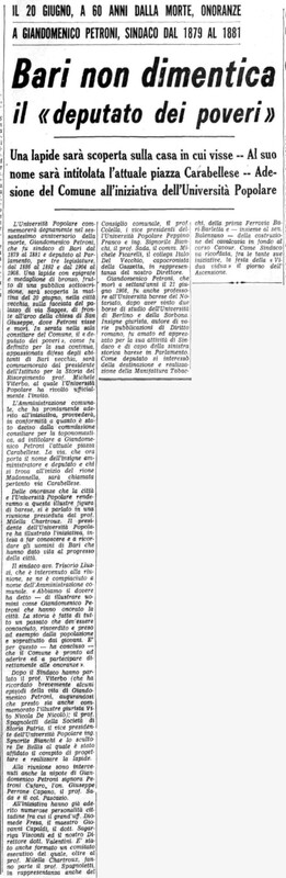 (1968), Bari non dimentica il deputato dei poveri (La Gazzetta del Mezzogiorno, 1 giugno 1968, p. 4).jpg