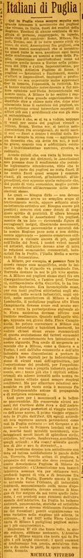 MV (1926), Italiani di Puglia, La Gazzetta di Puglia, 27 gennaio 1926, p. 3.JPG